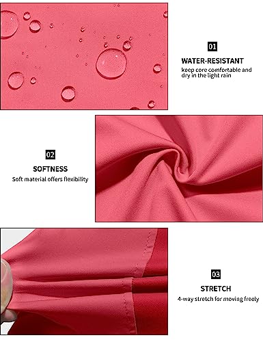 Little Donkey Andy Women's Lightweight Vest Windproof Sleeveless Jacket - color: Red, size: X-Small