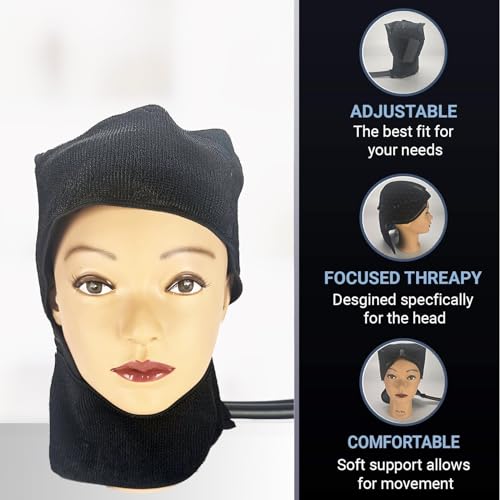 Head Wrap Ice Cap for Cryotherapy Unit - Pad Only for Circulating Ice Machine for Cranial Surgery, Head Injury - style: Head Wrap