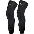 Knee Calf Padded 2 Pack Compression Leg Sleeve Shin Protective Support - size: Medium