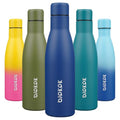 BJPKPK 17oz Skinny Insulated Water Bottle, Stainless Steel Flask - color: Blue, size: 17 Ounces