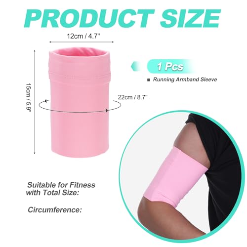Cell Phone Armband Sleeve, Universal Sports Arm Band Sleeves Pink - color: Pink
