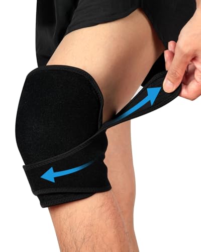 Gel Ice Pack Wrap with Straps for Knee,Elbow, Wrist, Neck, Ankle & Back,Reusable Ice Packs for Injuries, Inflammation & Recovery Hot Cold Therapy Short Style - style: Short