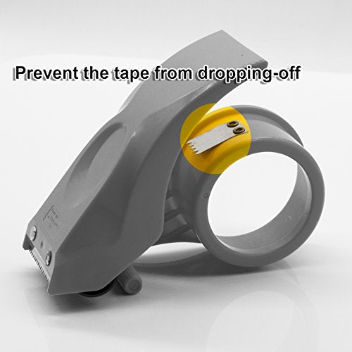 Easy-Mount 2 Inch Tape Gun Dispenser Packing Packaging Sealing Cutter Orange Handheld Warehouse Tools