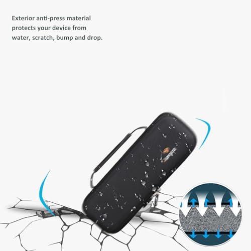 Aproca Case for NDYIN N80 Wireless Thermal Printer -Black, Case Only