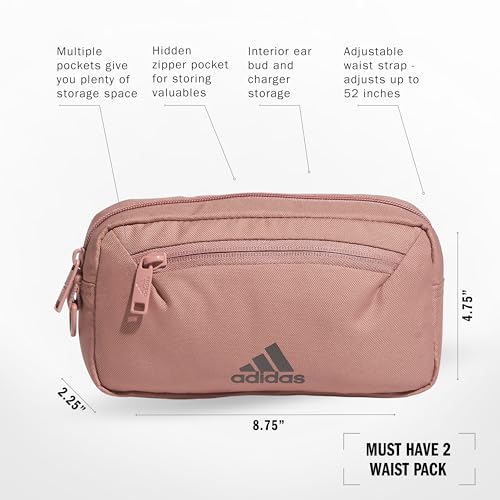 adidas Must Have Waist Pack - color: Warm Clay Pink/2