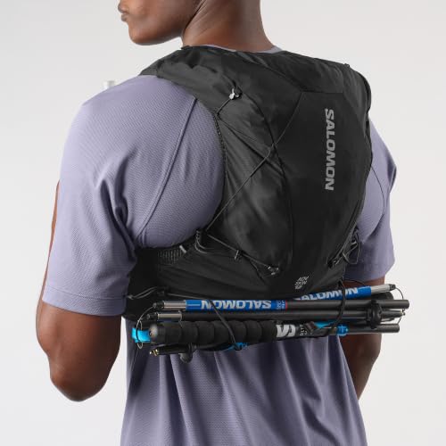 Salomon Unisex Advance Skin 12 | 12 Liter Hydration Trail Running Vest - color: Black, size: Small