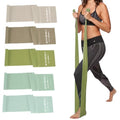 Resistance Bands for Working Out, Physical Therapy, Exercise, Pilates, Yoga - color: Nature Collection
