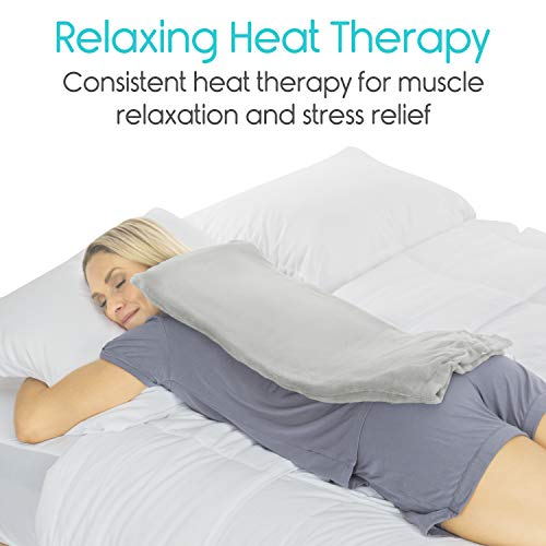 Vive Moist Heating Pad - Electric Heated Warming Hot Wrap for Heat Therapy - size: 12x24 Inch (Pack of 1)