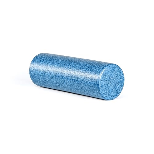 TONE Fitness Firm High-Density Foam Roller for Exercise, Massage & Recovery - color: Blue, size: 18 Inch