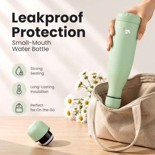 Konokyo 17 oz Insulated Stainless Steel Water Bottle, Lavender - color: Lavender, size: 17 Ounces