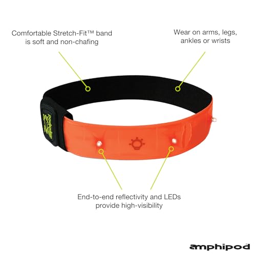 Amphipod Micro-Light Flashing Reflective Arm Band, LED Light Up