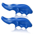 Nuanchu 2 Pcs Blue Thumb Massage Tool, Deep Tissue Massager - color: Blue