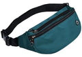 Fanny Packs for Men and Women Water-Repellent Sports Waist Pack Bag - color: 1pack-Teal Blue