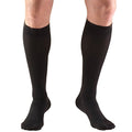 Truform 15-20 mmHg Compression Stockings, Men & Women Medical Closed Toe - color: Black, size: Small