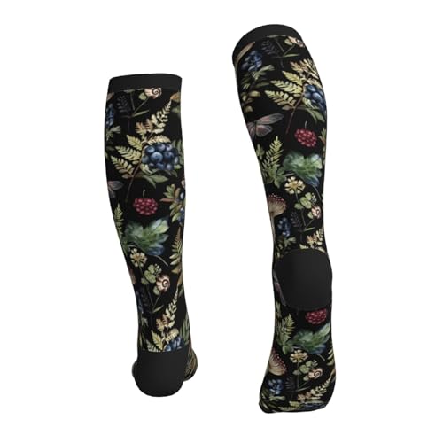 Compression Socks Circulation 15-20 Mmhg Knee High - color: Wild Mushroom