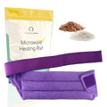 Microwavable Heating Pad for Lower Back and Menstrual Cramps - Moist Microwave Heating Pad for Muscles and Joints - Natural Microwave Hot Pack Heat Pad for Lower Back Pain - 1 Pack Purple