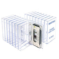 Clear Cassette Tape Storage Cases，Audio Storage Solution 15Pack