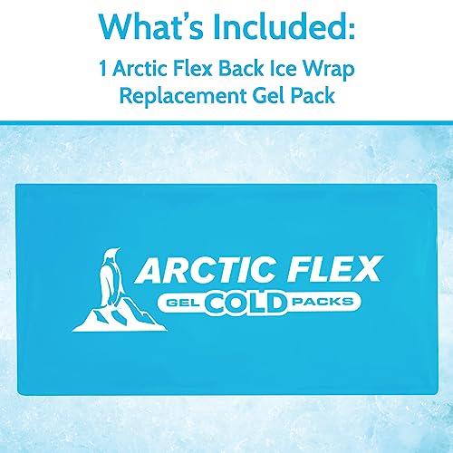 Arctic Flex Gel Replacement Packs - Ice Packs Reusable for Back Ice Brace - size: Back