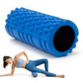 Krightlink Foam Roller for Deep Tissue Massage, 13" High Density Exercise Roller for Muscle Massage and Myofascial Trigger Point Release, Back Roller for Fitness, Yoga and Pilates (Blue) - color: Blue