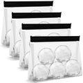 4 Pack Reusable Ice Storage Bags,Leak Proof Ice Bags With Secure Zip Close Design,Bpa-Free Ice-Bags,Free Lunch Bag,Durable Ice Bag,Freezer Storage Bag for Ice and Food Storage - size: 4pcs