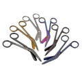 Bandage Scissors 5.5" Long Set of 6 Nurse Vet Tech Gift Made of Stainless Steel with Colorful Patterns First Aid Used For Cutting Gauze Tape Clothing Bandages Vet Wrap Adhesive Removal (Set 8) - style: Set 8