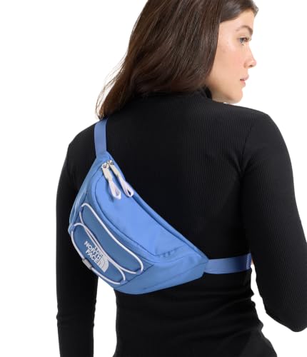 THE NORTH FACE Jester Lumbar Pack | Fanny Pack With Water Repellent Finish, 2.2 Liters, Crossbody Adjustable Strap - color: Indigo Wonder/Ice Lilac/TNF White