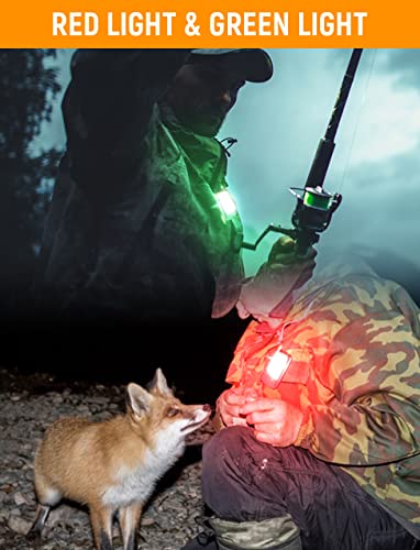 Yls Running Light for Runners Rechargeable, 5 Lighting Modes LED Clip On Flashlight, Portable Weaterproof Hat Lights, Walking Light for Night Walking, Running, Camping, Hiking, Jogging - color: Charcoal Gray