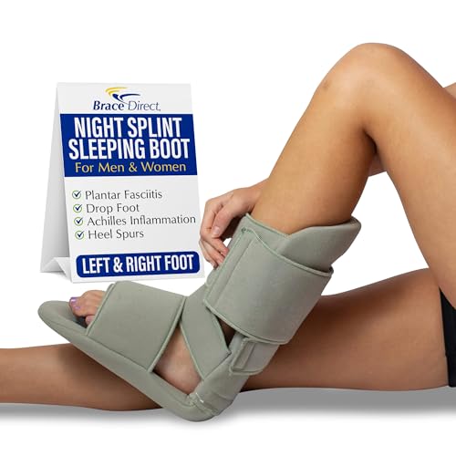 Brace Direct 90 Degree Night Splint, Sleeping Boot for Plantar Fasciitis - size: Medium (Pack of 1)