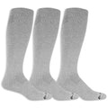 Dr. Scholl's Men's Athletic & Work Compression Over the Calf Socks - 1 & 3 Pair Packs - Fatigue Relief - color: Gray (3 Pairs), size: 13-15