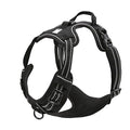 TRUE LOVE Adjustable No-Pull Dog Harness Reflective Vest, Black, S - color: Black, size: S