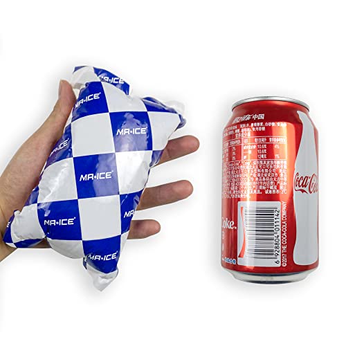 Reusable Dry Ice Packs for Shipping & Storage - Long Lasting Cold Packs for Lunch Box & Coolers - Ideal for Frozen Food & Drinks - style: 6.9" x 4.7" 25pcs