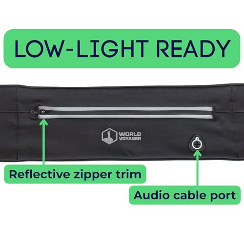 Running Belt with Adjustable Strap, Waist Pack for Sports