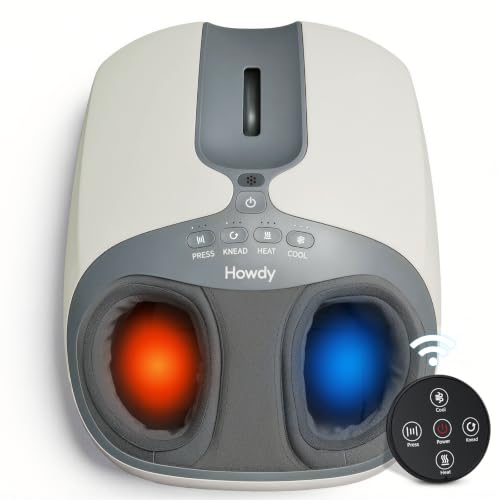 Howdy Shiatsu Foot Massager with Cooling & Heating for Plantar Fasciitis