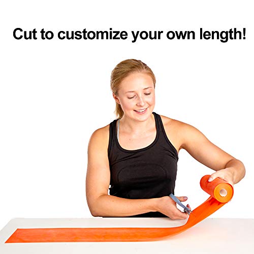 Resistance Band Bulk Rolls, 8/16/24 yd x 6 in - size: 16 Yards, style: Light +