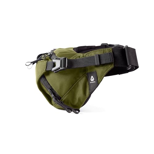 Falcon 2L Ultralight Fanny Pack Crossbody Belt Bag for Men & Women, Slim Waist Sling Bag for Travel, Running, Hiking & Dog Walking, Expandable Water-Resistant Pack with Adjustable Strap, Kelp Green - color: Kelp Green