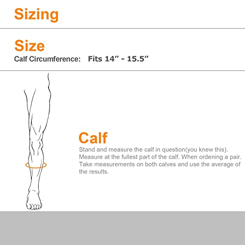 Cosmos Neoprene Calf Skin Compression Sleeve for Outdoor Sports