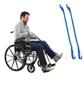 Sammons Preston Soft Flexible Leg Lifter, 34" Long, 2 Pack, Leg Strap with Loops for Hands & Feet, Easy to Use Mobility Aid & Leg Riser for Getting in & Out of Beds, Cars, & Wheelchairs - size: Flexible - 34", style: 2 Pack