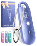 Vantamo Personal Alarm for Self Defense with Low Battery Notice, Strobe Light & Extra Loud 130 dB Double Speakers Safety Keychain Set for Women, Rechargeable Panic Button for Womens Self Defense - color: Metallic Sapphire