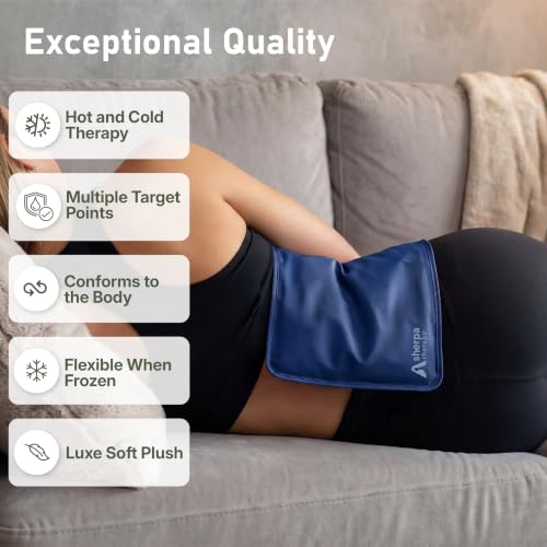 Flexible Hot and Cold Gel Pack Medium 8" x 12" - size: Medium, style: Blue
