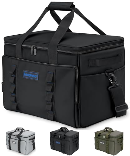 Hulongo Soft Sided Insulated Cooler Bag, 32L - color: black