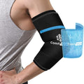 ComfiTECH Dual-Gel Elbow Ice Pack Wrap for Arm, Knee & Calf, L - size: L-Dual-Gel