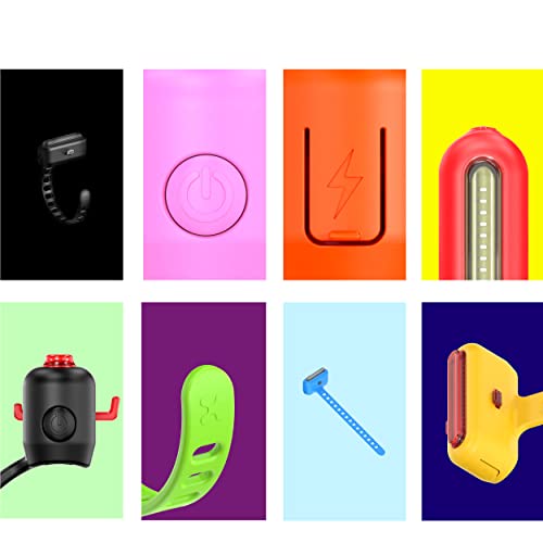 RydeSafe Bike Light - color: orange