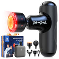 BOB AND BRAD Q2 Ultra Mini Massage Gun with Red Light Infrared,Pocket-Sized - color: Shadow Black