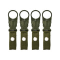 pson 4Pcs 1.37 Inch Portable Water Bottle Clip Holder, Hanging Bottle Buckle Keychain Ring for Outdoor Camping Hiking Travel(Army green) - color: Army green