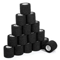 Self Adhesive Bandage Wrap,Bandage Tape,Medical Tape,Vet Tape - color: Black, size: 2inch*16rolls