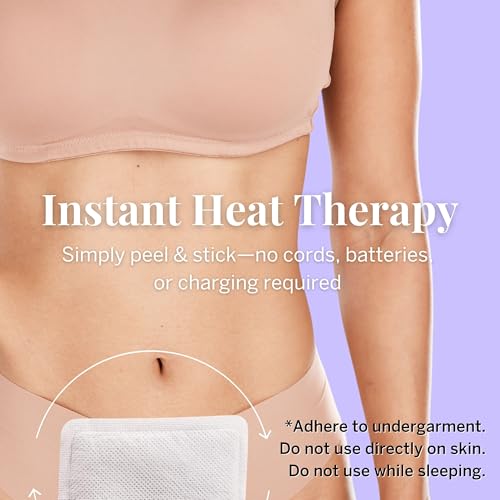 Pixie Heating Pad - Disposable Up to 8 Hours of Warming Comfort – Air-Activated Body Warmers – Slim, Discreet External Heat Pads (12 Count) - size: 12 Count
