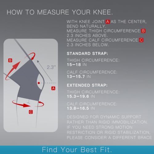Knee Brace For Women, Ultra-Thin, Breathable, Patella Support - color: Gray