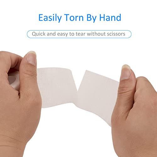 24Pcs Self Adherent Cohesive Bandages Wrap Self Adhesive 2 in White - color: White, size: 24Pcs