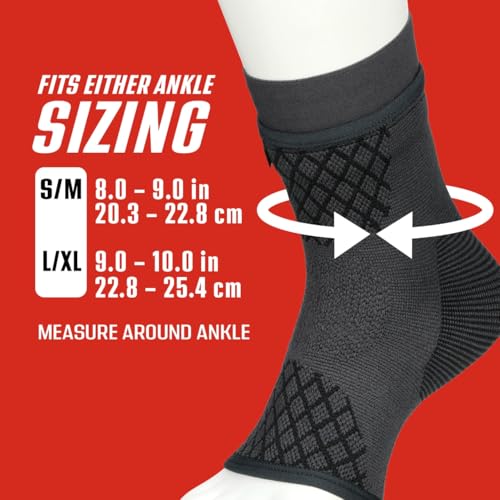 ACE Brand Flex Comfort Compression Ankle Sleeve 208705, L/XL - size: Large/X-Large