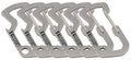 Bushcraft Key Chain Bottle Opener Carabiner Snap Clip Hooks Hiking, Backpacking, Camping, Hunting, Fishing, Biking, Skiing, Tailgate Parties - color: Bottle Opener Multitool 6-Pack
